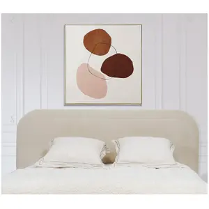 Tête de lit BOBOCHIC - Tête de lit CASSIOPEE 170 Beige pas cher