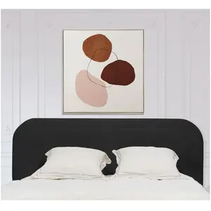 Tête de lit Bobochic Tête de lit cassiopee 150 Gris foncé pas cher