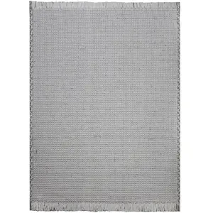 Decoclico Tapis rectangulaire laine tressée pas cher