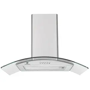 Hotte Décorative Inclinée Continental Edison 60 Cm - Classe A+++, éclairage LED, Débit 418 M³/h, Filtre Lavable - 4