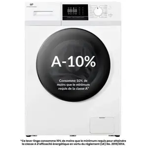Comparateur de prix : Lave-linge hublot - CONTINENTAL EDISON - CELL8140IW1 - 8kg - Moteur in...