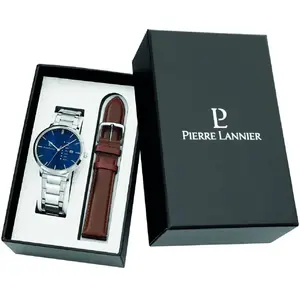 Montre Femme Pierre Lannier - 392C161 Data Bracelet Cuir Brun