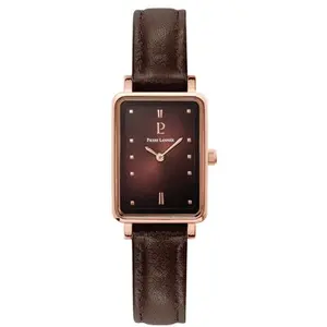 Montre Femme Pierre Lannier - 050K984 Ariane Bracelet Cuir Brun pas cher