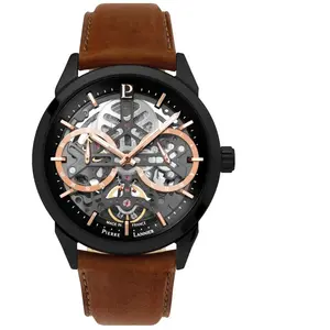 Montre Homme Pierre Lannier - 347A434 Monarck Bracelet Cuir Brun