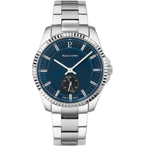 Montre Pierre Lannier Montre Homme METROPOLITAIN Bleu Acier Argenté pas cher