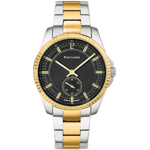 Montre Pierre Lannier Montre Homme METROPOLITAIN Noir Acier Bicolore pas cher