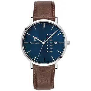 Comparateur de prix : Montre Homme Pierre Lannier Data -  242D164 Bracelet Cuir Marron