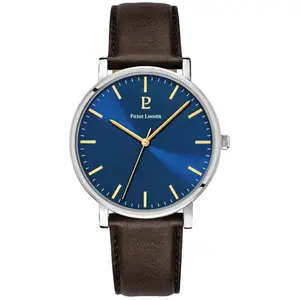 Montre Homme Pierre Lannier Essential - 217G164 Bracelet Cuir Marron pas cher
