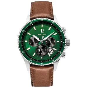 Montre Homme Pierre Lannier - 227G164 Bracelet Cuir Marron pas cher