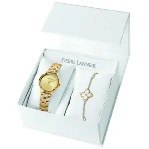 Montre Femme Pierre Lannier Multiples - 178G542 Bracelet Acier Doré pas cher