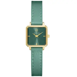 Montre Femme Pierre Lannier Leonor - 072J577 Bracelet Cuir Vert pas cher