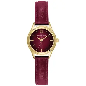 Montre Femme Pierre Lannier Pya - 021K555 Bracelet Cuir Bordeaux pas cher