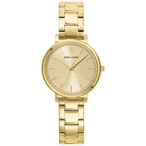 Montre Femme Pierre Lannier Essential - 089K542 Bracelet Acier Doré pas cher