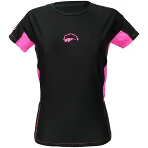 T-shirt running femme Altore Monte Cintu 2.0 - noir/rose - taille S pas cher