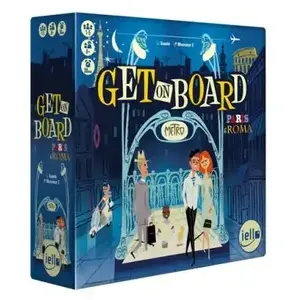 Jeu de société Get On Board - Paris & Rome  - IELLO Jeu de société  - 70091  pas cher