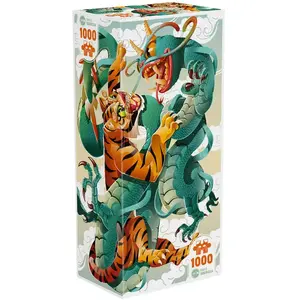 Puzzle UNIVERSE - The Tiger & The Dragon 1000 Pièces  Iello Puzzle pas cher