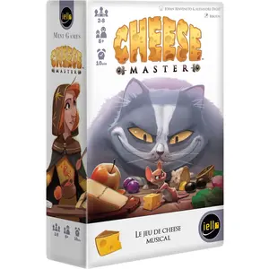 Comparateur de prix : Jeux de société - IELLO - Cheese Master - Adulte - Multicolore - Blanc