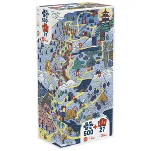 Puzzle 500 pièces Iello Play Forêt pas cher