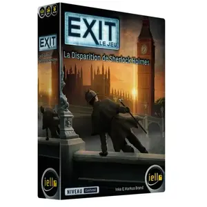 Comparateur de prix : Iello Jeu d'escape game Exit La Disparition de Sherlock Holmes (Confirmé)