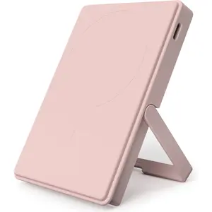 Batterie nomade 5000 mAh Qi2 MagSafe avec bequille rose CASYX pas cher