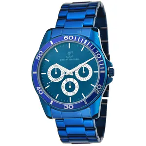16547 So Charm Montres Montre homme quartz acier bleu par Pascal Szerman