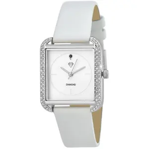 Comparateur de prix : Montre Marwa SC Crystal ornée d'un véritable diamant noir et de 72 Cri...
