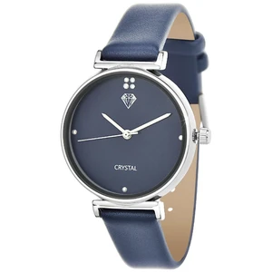 So Charm Montres Montre femme MF444-BLEU - Bracelet en Cuir Bleu