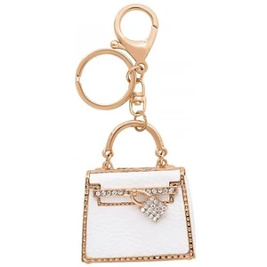 Porte clé Sc Crystal  B4309-DORE-BLANCVendu parspartoo