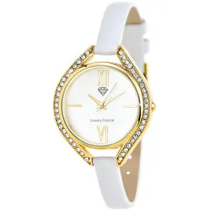 Montre Par So Charm® ornée de cristaux Swarovski® MF431-DORE-SWARO