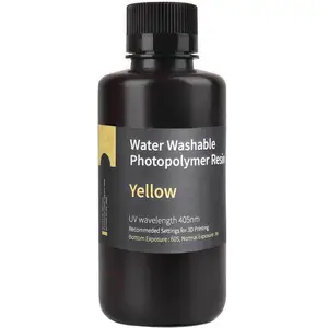 Elegoo Résine LCD Photopolymère Lavable à l'eau Jaune - 1 000 g pas cher