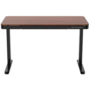Rekt Bureau électrique RGo DESK Office - 120 x 60 - Marron / Noir pas cher