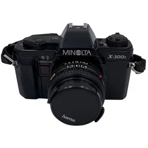 Appareil photo argentique Minolta X-300s 45 mm f2 MD Rokkor Noir Recon... pas cher