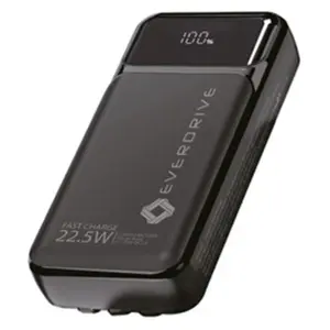 Comparateur de prix : EVERDRIVE Powerbank H22 20000mAH 22.5W QC3.0 Noir + cables integres