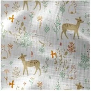 sperenza Tissu coton enfant double gaze biche vendu par 50 cm(...) - v...