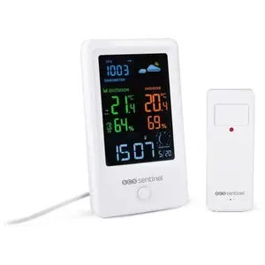 Scs Sentinel - Station météo avec sonde extérieure sans fil, MeteoColo... pas cher