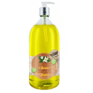 Comparateur de prix : Les Petits Bains de Provence Gel Douche Surgras sans savon Jasmin 1L