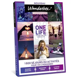 Coffret Cadeau Wonderbox One Life Emotion pas cher