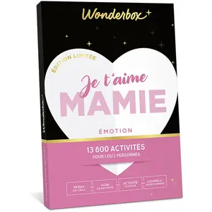Coffret cadeau Wonderbox Je t'aime Mamie Emotion pas cher