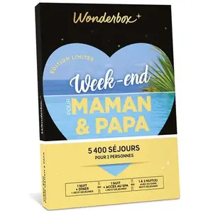Coffret cadeau Wonderbox Week-end pour maman et papaVendu paramazon