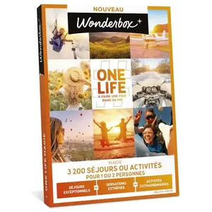 Coffret Cadeau Wonderbox One Life MagieVendu parfnac