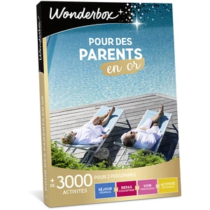 Comparateur de prix : Wonderbox pour des Parents en Or - Coffret Cadeau Idée Cadeau Multi Activités