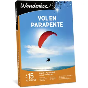 Comparateur de prix : WONDERBOX Vol en parapente