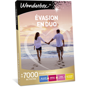 Coffret cadeau Wonderbox Évasion bien-être en amoureux - Coffret cadeau