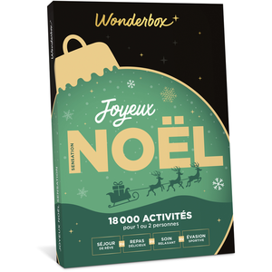 Comparateur de prix : Coffret cadeau Wonderbox Joyeux Noël Sensation