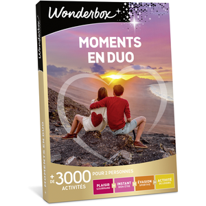 Comparateur de prix : Coffret cadeau Wonderbox Moments en duo