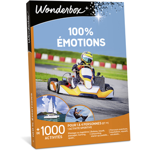 Coffret cadeau Wonderbox 100% émotionsVendu parcdiscount
