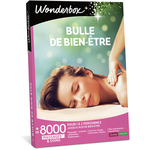 Comparateur de prix : Coffret cadeau Wonderbox Bulle de bien-être