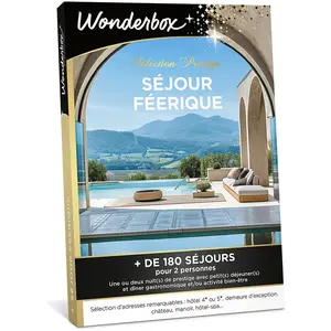 Comparateur de prix : Coffret Cadeau Wonderbox Prestige - Séjour Féérique