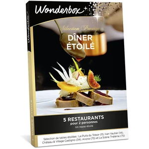 Dîner Étoilé - Coffret Cadeau - Wonderbox - Idée Cadeau Gastronomie pas cher