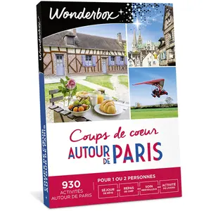 Coffret cadeau Wonderbox Coups de coeur autour de Paris pas cher